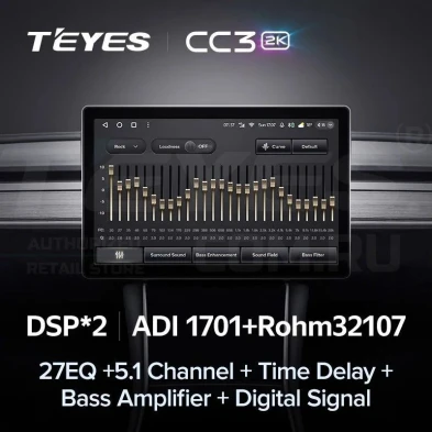 Штатная магнитола Teyes CC3 2K 6/128 Renault Duster 1 (2010-2015) (11")