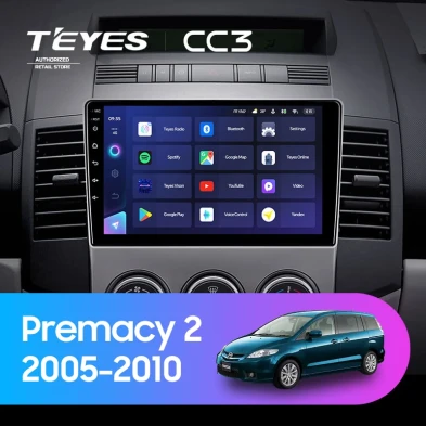 Штатная магнитола Teyes CC3 4/32 Mazda Premacy 2 (2005-2010)