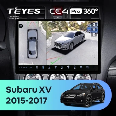 Штатная магнитола Teyes CC4 Pro 360 12/256 Subaru XV (2015-2017) F1 (13")