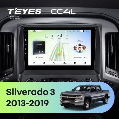 Штатная магнитола Teyes CC4L 6/64 Chevrolet Silverado 3 GMTK2 (2013-2019)