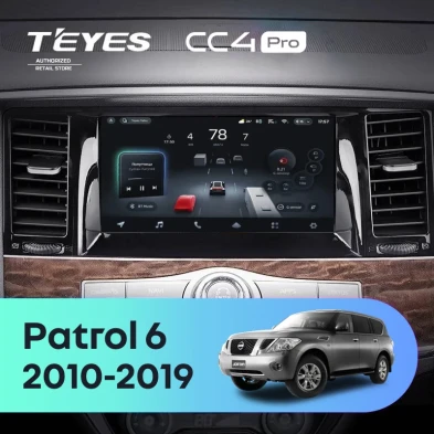 Штатная магнитола Teyes CC4 Pro 8/128 Nissan Patrol 6 Y62 (2010-2019)