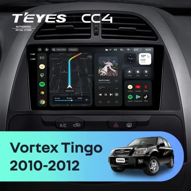 Штатная магнитола Teyes CC4 8/128 Vortex Tingo (2010-2012)