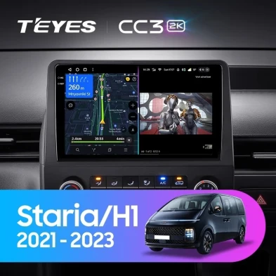 Штатная магнитола Teyes CC3 2K 4/32 Hyundai Staria H1 (2021-2023)