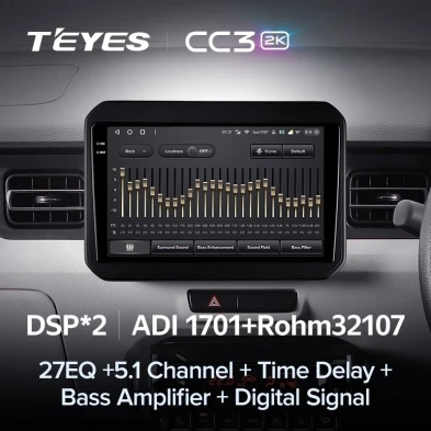 Штатная магнитола Teyes CC3 2K 6/128 Suzuki Ignis (2016-2020)