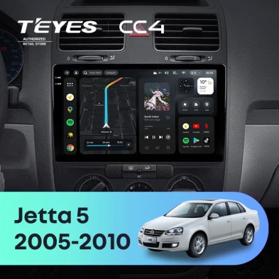 Штатная магнитола Teyes CC4 6/64 Volkswagen Jetta 5 (2005-2010) F3