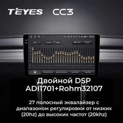 Штатная магнитола Teyes CC3 4/32 Toyota RAV4 5 XA50 (2018-2023) F2 Тип-A